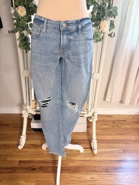Frame Le Skinny de Jeanne Sz 25 skinny jeans distressed low rise revolve